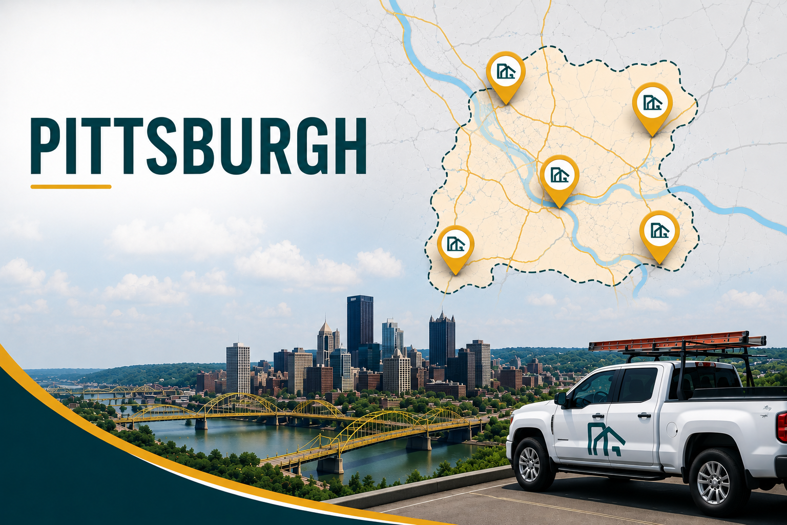 Mapa de Pittsburgh